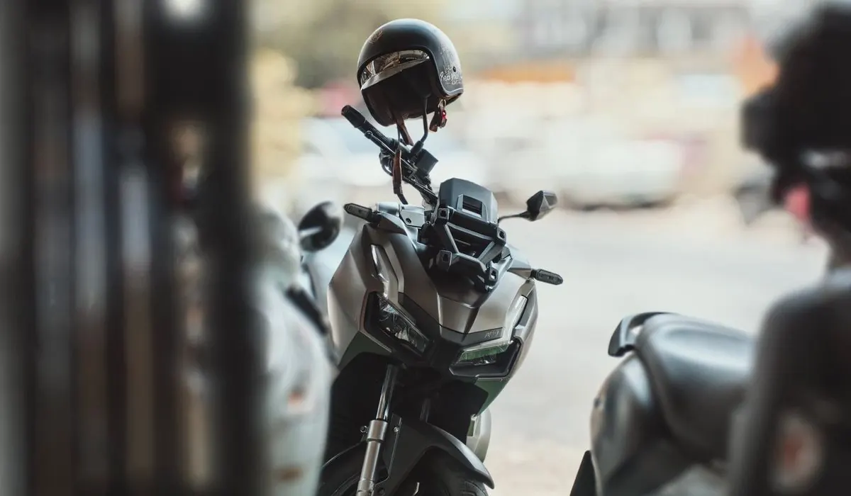 Motos exposées dans un magasin
